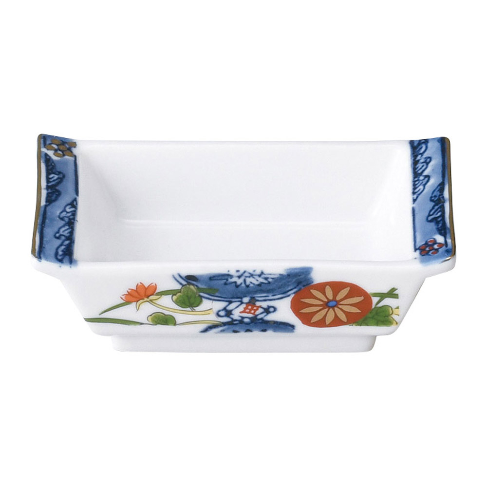 煎茶道具　伊万里焼　古伊万里染付蔦文　煎茶器　五客　V　R6093 煎茶道具伊万里焼古伊万里染付蔦文煎茶器五客VR6093