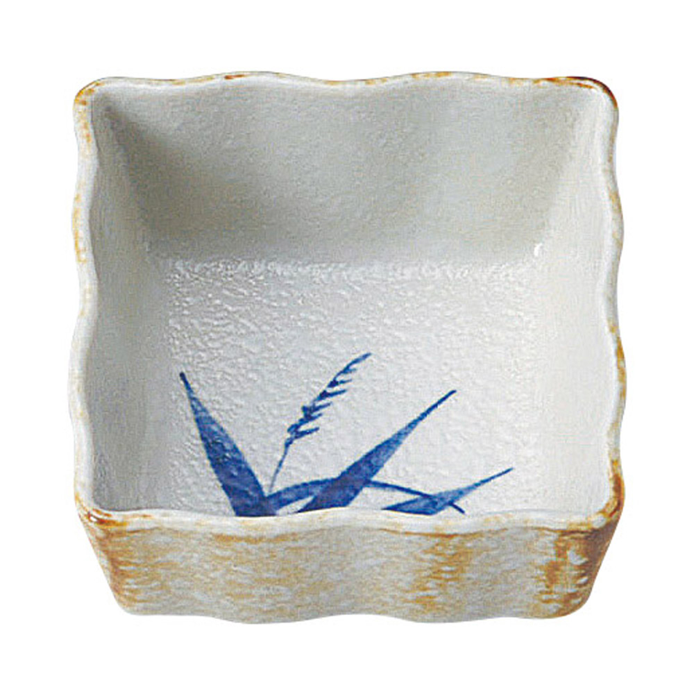 和食器 ヤ461-638 白淡雪ススキ 角刺身鉢 まとめ買い10個セット品和食器 ヤ461-638 白淡雪ススキ 角刺身鉢