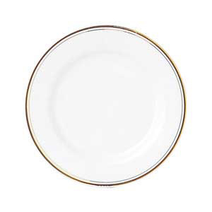 白地に金縁の食器セット 12点 白地に金縁の食器セット 12点